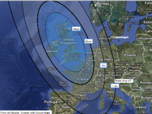 footprint for Uk TV in spain footprint for Uk TV in spain